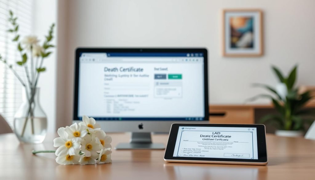 Digital death certificate process in Singapore