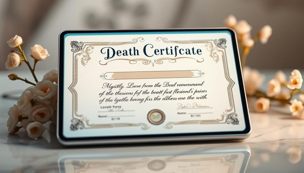 digital death certificate