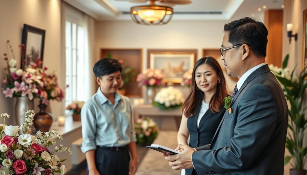 funeral director Singapore