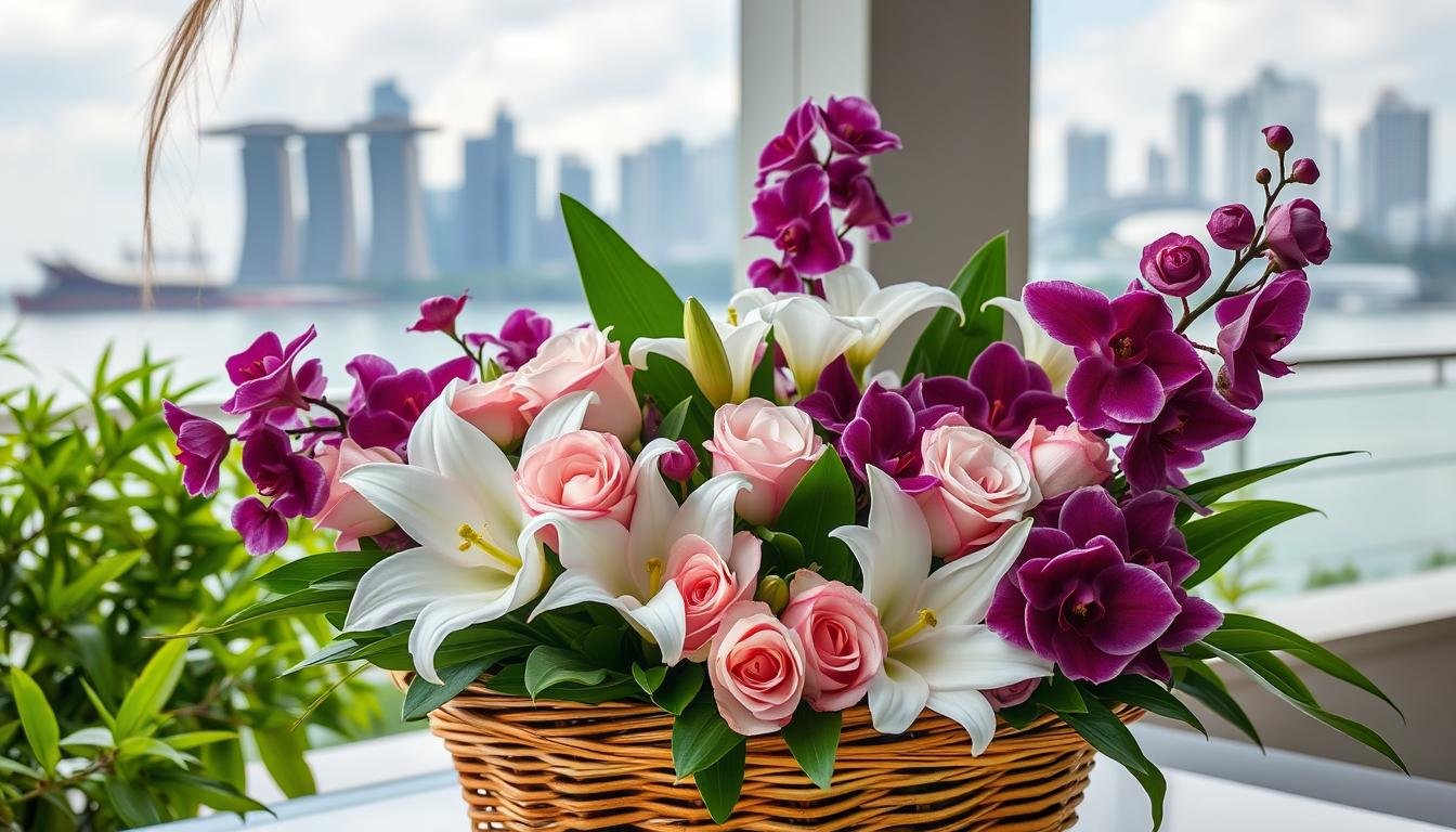 Elegant Funeral Flowers in Singapore | Tribute Blooms