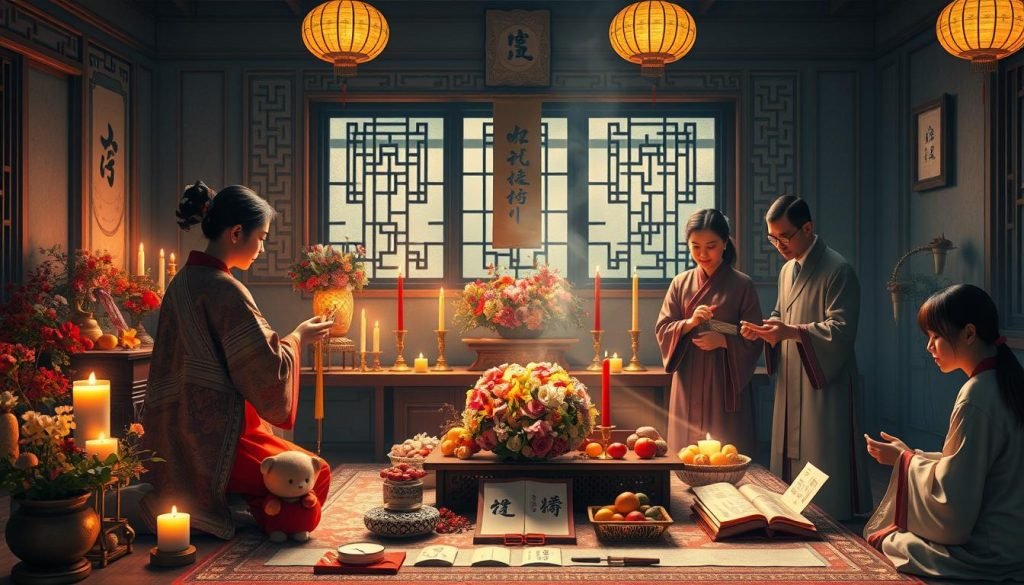 ancestral rites in Chinese funerals