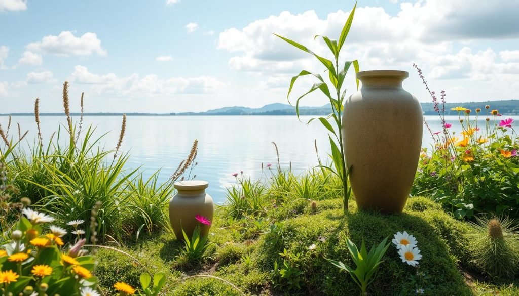 biodegradable urns for eco-burial solutions