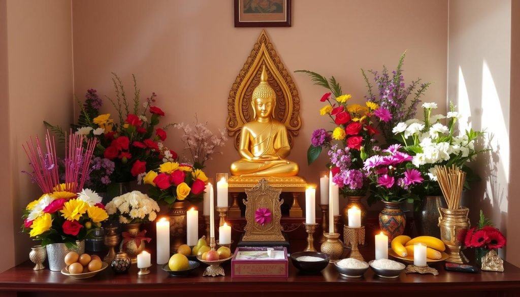 buddhist altar setup