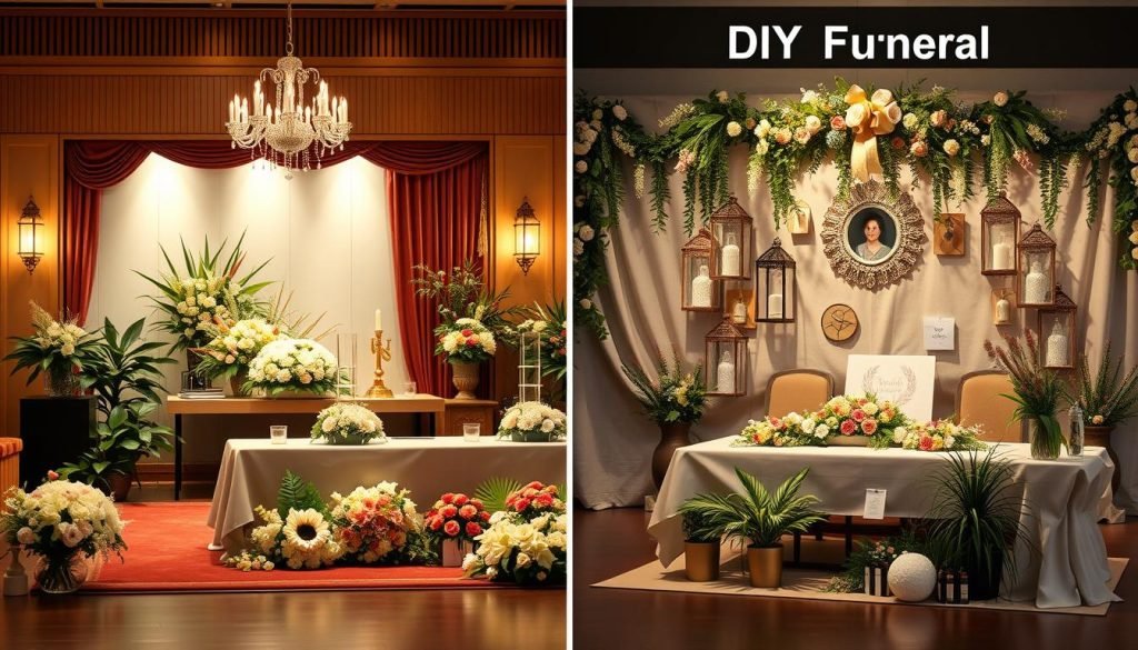 comparing funeral director vs. DIY funerals