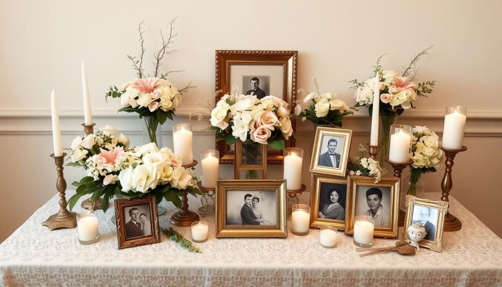 creative memorial table ideas