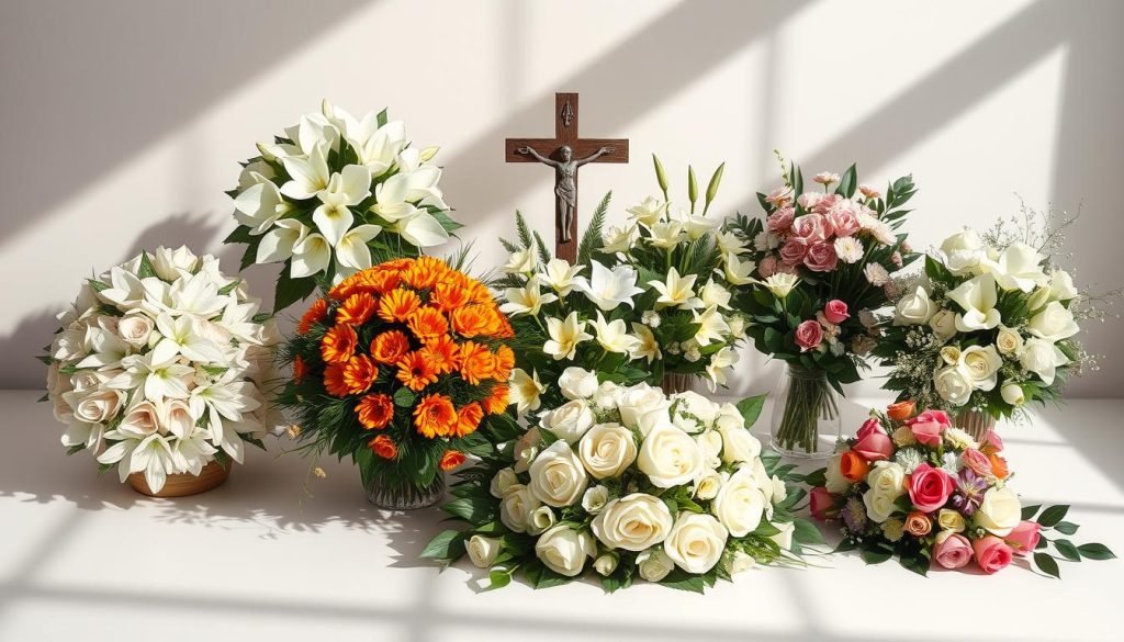 funeral flower arrangements by religion