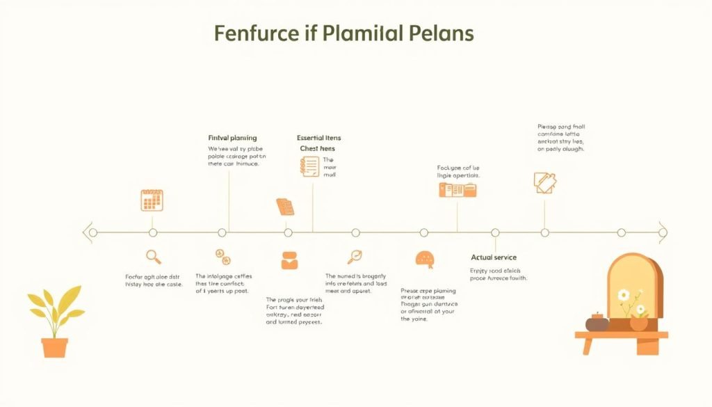 funeral planning timeline