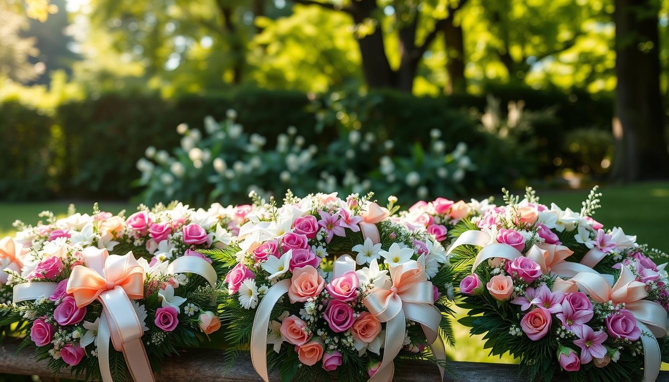 funeral wreath messages