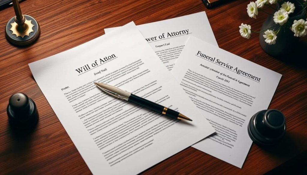 legal documents for funeral planning