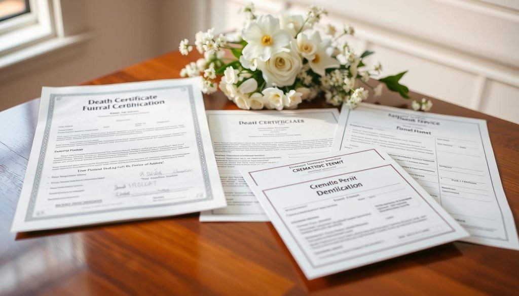 legal documents for funerals