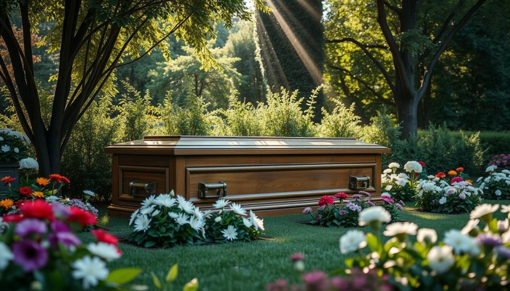 professional burial arrangements