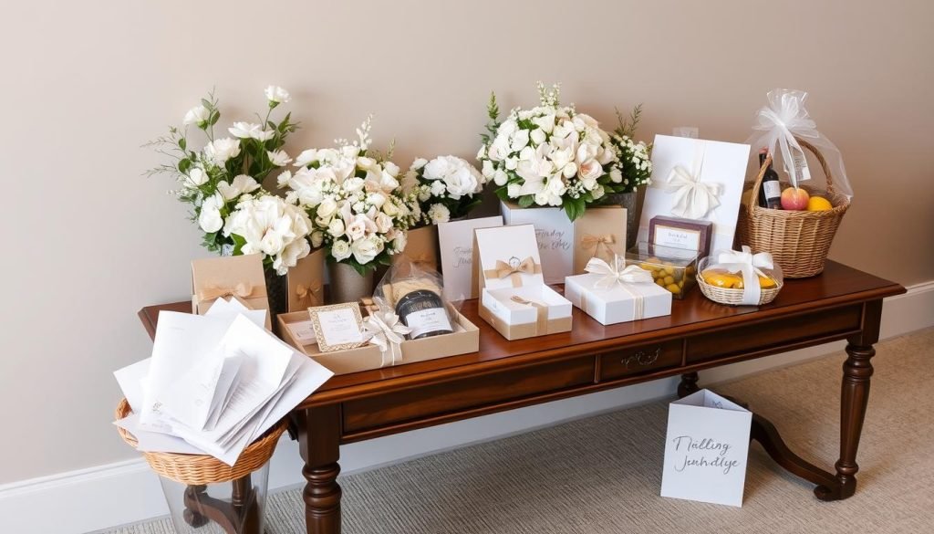 types of funeral gifts