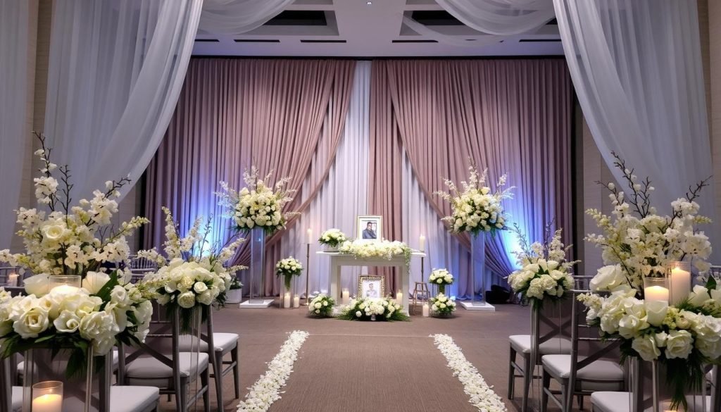 funeral ceremony decor