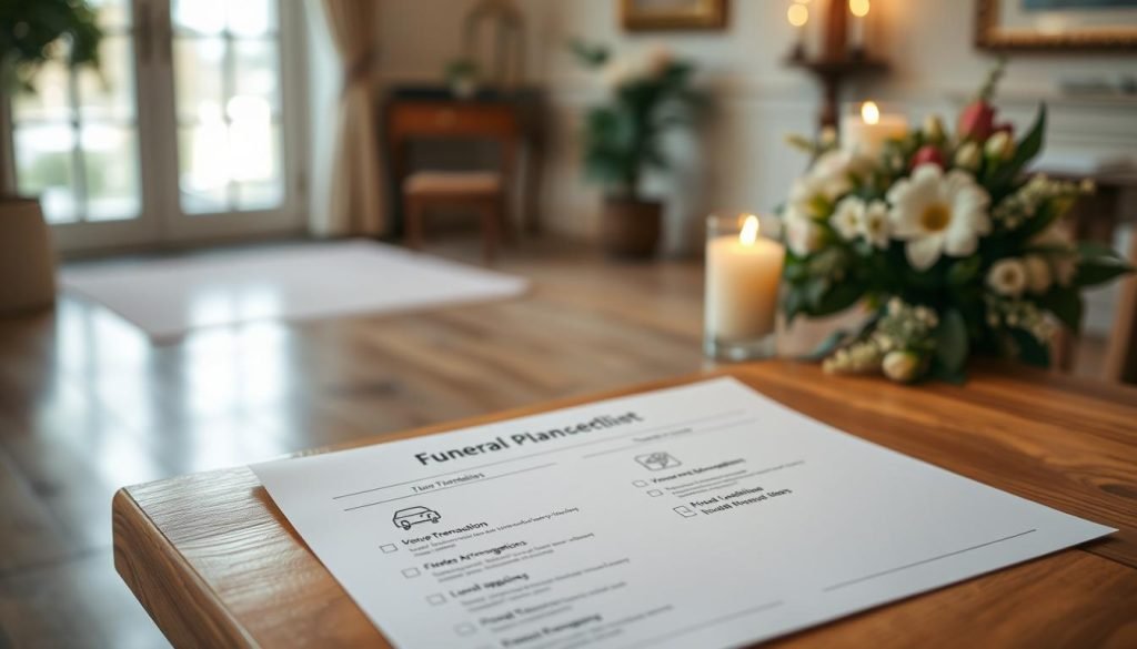 funeral planning checklist