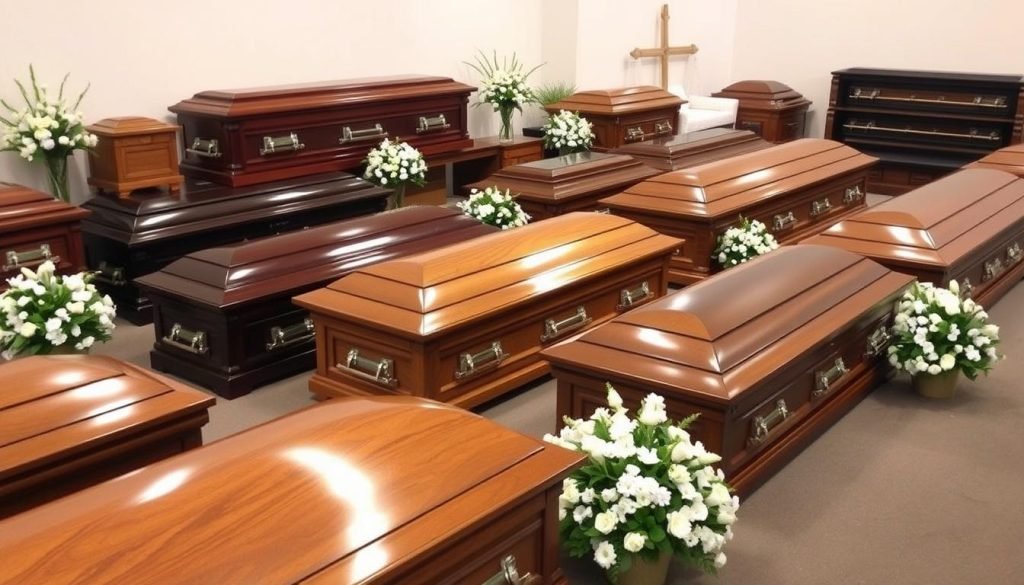 wood caskets